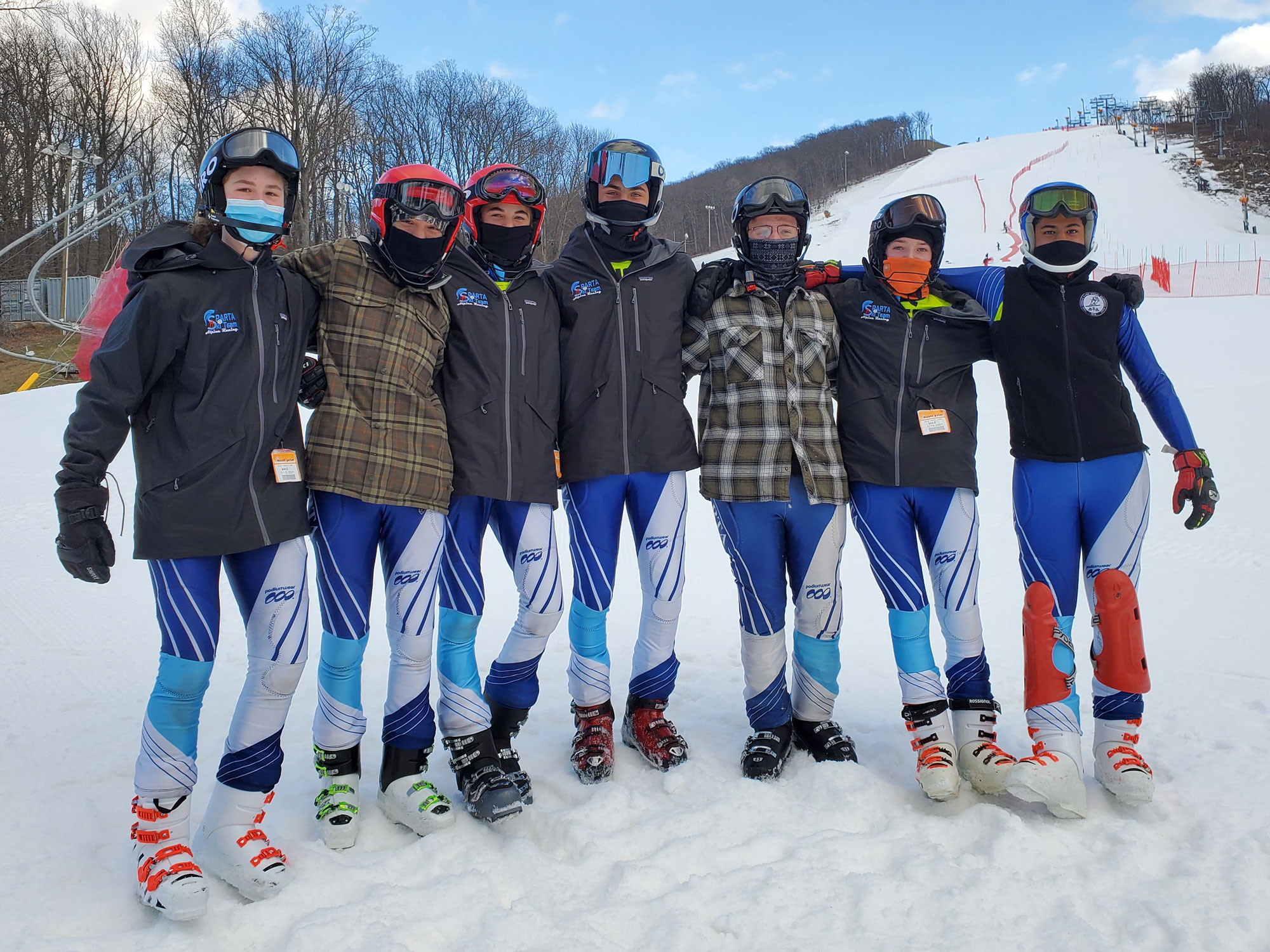 Sparta Girls Ski Team 2021