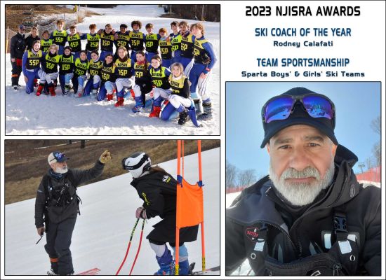2023 Ski Coach of Year Calafati & Team Sportsmanship Sparta