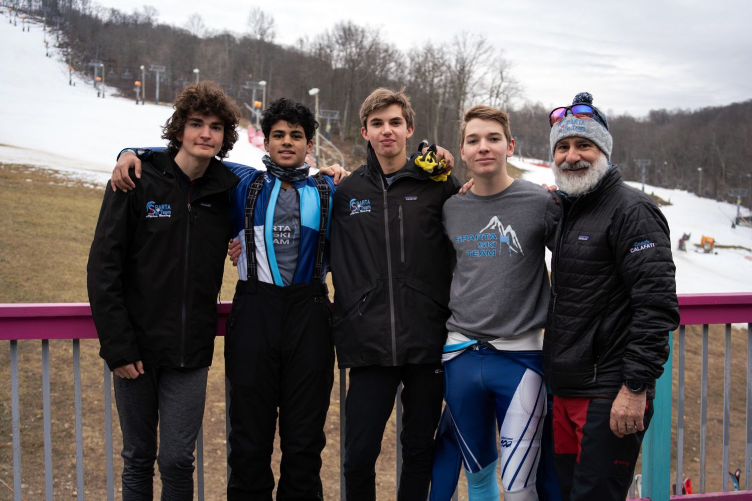 Sparta Varsity Boys Ski Team Jan 2023