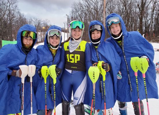 Girls Varsity Ski Team 2nd Place